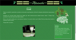 Desktop Screenshot of absinthe-cz.com